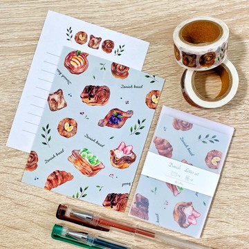 丹麥酥迷你信紙組