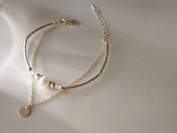 生日石系列 lII六月| 淡水珍珠|手鐲| 調節心脈|鎮定安神