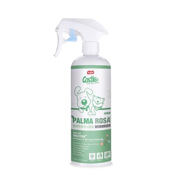 CASTLE 寵物環境淨化噴霧 500ml 玫瑰草｜居家寵物用 天然植萃長效除味 清新空氣噴霧