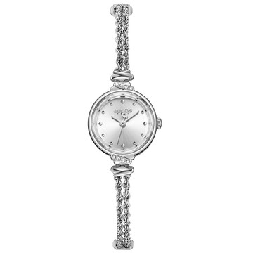 JULIUS 聚利時 赫本公主 麻花鍊帶鋯石飾品腕錶 JA-1452