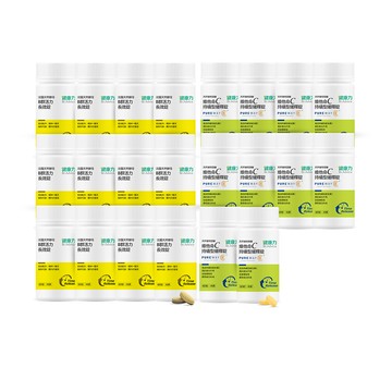 【普發一萬】天然B群活力錠60入x12瓶+維他命緩釋錠60入x10瓶