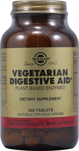 Solgar Vegetarian Digestive Aid 250 Tablets