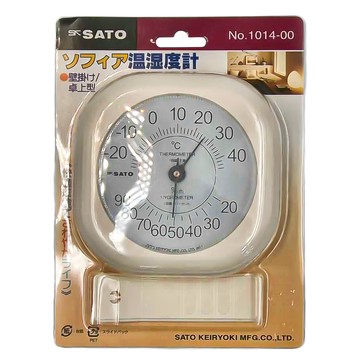 SK SATO 佐藤計量器 溫濕度計 壁掛式 桌上兩用 120 x 120 x 29mm  SK-501  1個