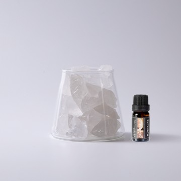 【Montagne】白水晶｜富士山晶礦杯透明款（不贈杯蓋）｜葡萄柚10ml _廠商直送