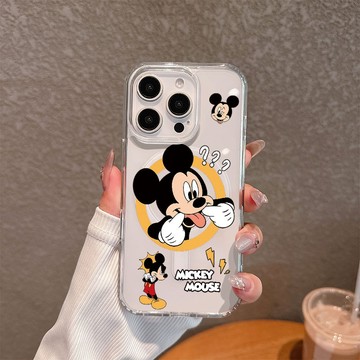 調皮米奇 iphone 16 適用於iPhone11 12 13 14 15 16ProMax 蘋果 磁吸 防摔 手機殼