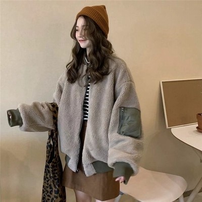 リバーシブル ボア ブルゾン ジャケット Ma 1 レディース もこもこ アウター 大きいサイズ 秋 冬 ボンバージャケット ビッグシルエット オーバーサイズ 通販 Lineポイント最大get Lineショッピング