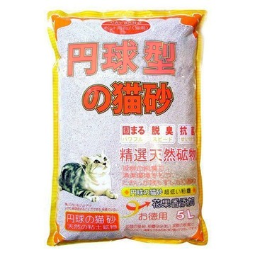 丹球型 球型貓砂 細  5L  4kg  1袋  花果香