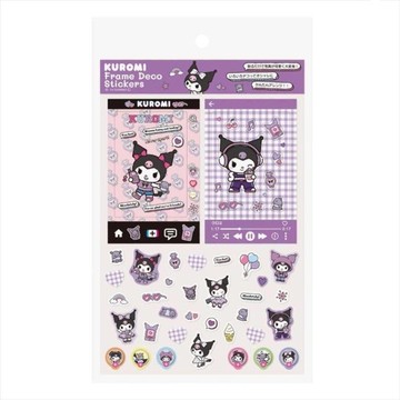 【震撼精品百貨】酷洛米_Kuromi~日本三麗鷗Sanrio 酷洛米裝飾貼紙組-街頭風格*07694