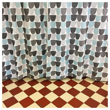 棉麻布料 (藍色砂糖) 1單位50cm