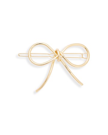 Aqua Bow Hair Barrette - Exclusive