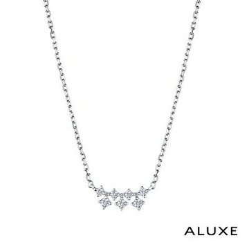 ALUXE 亞立詩 18K金 鑽石項鍊 璀璨星河 NN0110