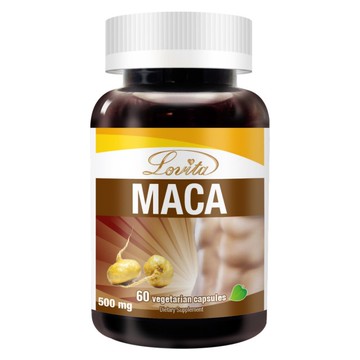 [LOVITA 愛維他] 瑪卡素食膠囊1500mg (60錠/罐) (全素)-1入組
