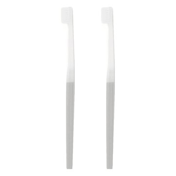 MUJI 無印良品 可替換刷頭的牙刷 一般刷頭 柔軟刷毛 灰色  2支  1入
