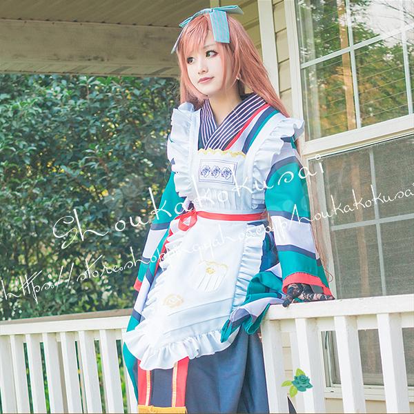 ローゼンメイデン 風 翠星石 大正 15周年 メイド服 コスプレ衣装