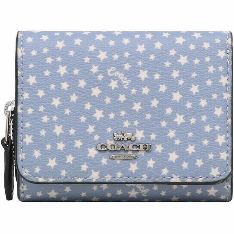 P10倍 コーチ 三つ折り財布 レディース Coach F Svblm 星柄 アウトレット ギフト プレゼント 通販 Lineポイント最大0 5 Get Lineショッピング