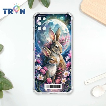 TRON 三星 A31 月球上的兔子 四角防摔載具殼 軟殼 手機殼