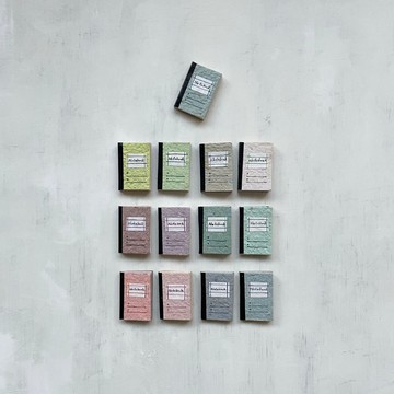 迷你 筆記本 / 膠裝 / 手抄紙 / 手繪