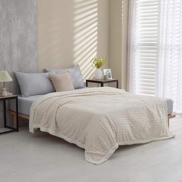 Ishur 伊舒爾 法蘭絨梵格絨毯  200 x 150cm  白色