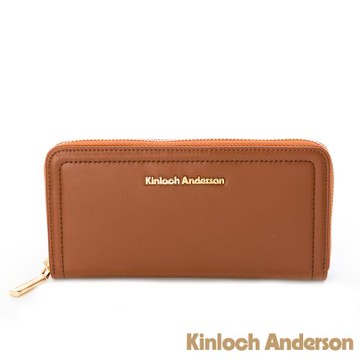 【Kinloch Anderson】Carol 拉鍊長夾-焦糖色