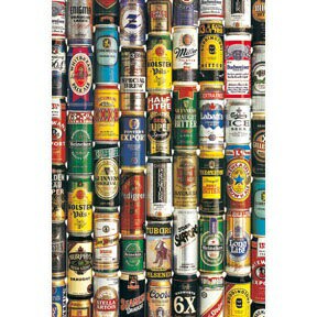 【拼圖貓】HM - 生活幽默-啤酒罐 台灣製 1000片 夜光拼圖 HM1000-187