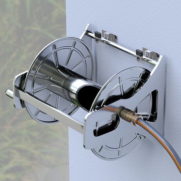 【台灣熱銷】花園園林便攜式洗車機繞管水管車架水槍收納架合金金屬掛牆鉤收納支持批發