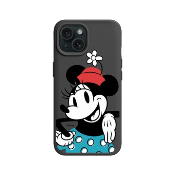 iPhone 15 SolidX 黑 - 迪士尼-米奇 Mickey - Look at the camera-米妮