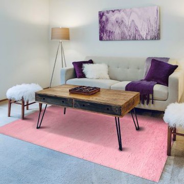 【山德力】蒂斯長毛地毯 160x230cm 粉