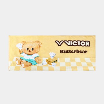 VICTOR x Butterbear聯名系列運動毛巾 TW2608BTB E/蜂蜜黃