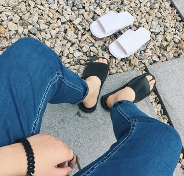 MD  幾何 2歐美 拖鞋 涼鞋  防水拖鞋 鞋 男女  加大 大尺碼