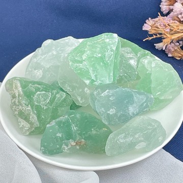 【MU工坊】淺綠螢石擴香石/水晶擴香燈/碎石/室內香薰/淨化小夜燈