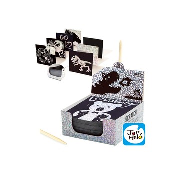 【JarMelo 原創美玩】創意便籤-亮銀刮畫組