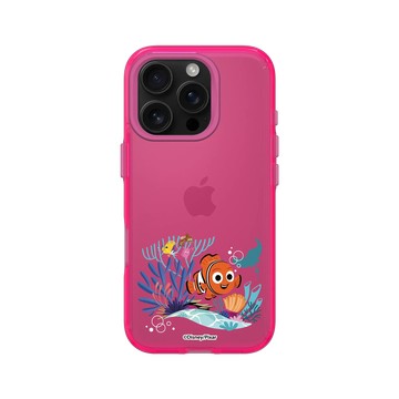 iPhone 16 Pro Clear 粉漾桃 - 迪士尼-皮克斯 PIXAR - 海底總動員 - 尼莫