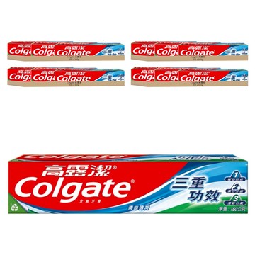 Colgate 高露潔 三重功效含氟牙膏 清涼薄荷  12條