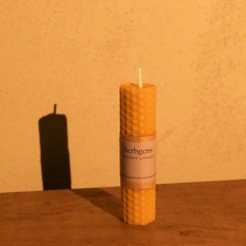 天然蜂蠟蠟燭 24g