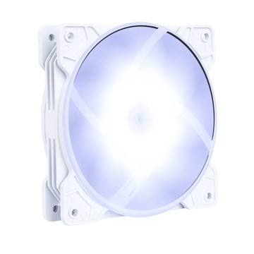 臺式機箱散熱風扇8cm12cm炫彩通透RGB風扇水冷彩虹光圈靜音風扇 海鷗