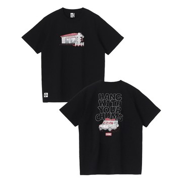 CHUMS Drive in T-Shirt 男 短袖上衣 黑色 CH012744K001