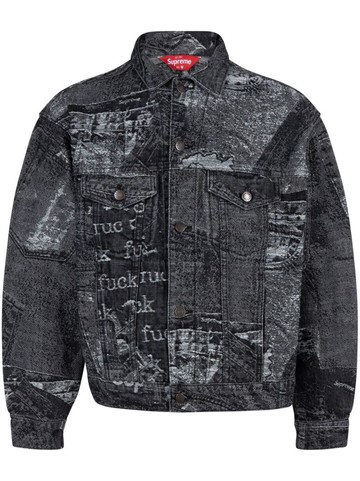 Supreme - Archive denim trucker jacket - unisex - Denim - L - Black