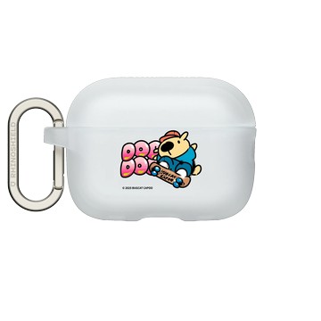 AirPods Pro 2 AirPods Case 透明 - 貓貓蟲咖波 Bugcat Capoo - 滑板狗狗