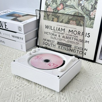 新款專輯播放器音樂便攜式cd機高音質音響多功能藍牙播放機禮品【Snowbelle優選】