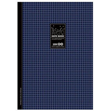 美加美 AO3067 18K透明藍膠皮筆記-空白 6本 / 包【APP滿額下單10%點數(單一帳號最高5000點)】1/31止