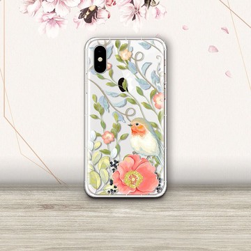 藤花鳥啼 浪漫花鳥系列 支援各品牌手機殼CSAC04