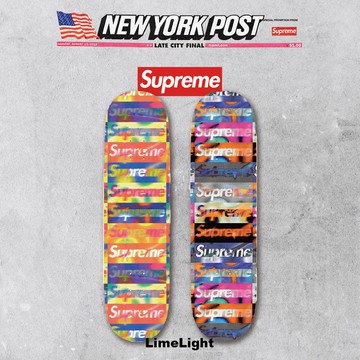 ☆LimeLight☆ 2020 S/S Supreme Distorted Logo Skateboard 滑板 兩色