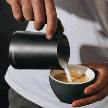 Subminimal FlowTip咖啡拉花杯拉花缸尖嘴不銹鋼牛奶壺刻度打奶泡