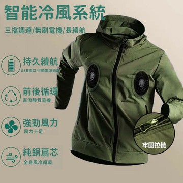 快樂購購❄️九筒精選 空调降温服 四风扇防晒衣 工作服制 冷气服 户外衣服 钓鱼服 夏季薄風扇外套