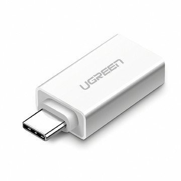 UGREEN USB 3.1 Type C轉USB3.0高速轉接頭 雅典白