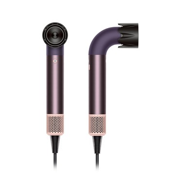 領券95折【贈原廠架+光澤雙梳組+烘罩+美髮梳】Dyson戴森 HD17 Supersonic r 精準造型輕量吹風機（雲霧紫）★贈品光澤雙梳組將於4/30陸續出貨★_廠商直送