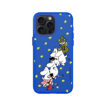 iPhone 15 Pro Max Clear 激光藍 - Moomin - 出發！