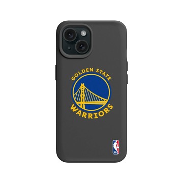 iPhone 15 SolidX 黑 - NBA - Logo-金州勇士 Golden State Warriors - Light