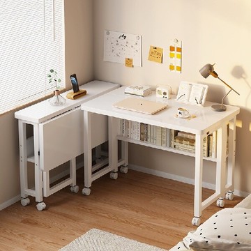 折疊桌 可移動書桌 小戶型家用電腦桌 臥室床邊桌 簡易學習桌