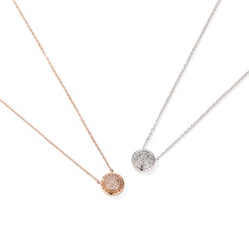 圈形吊墜項鏈女ins簡約個性學生脖子配飾鎖骨鏈